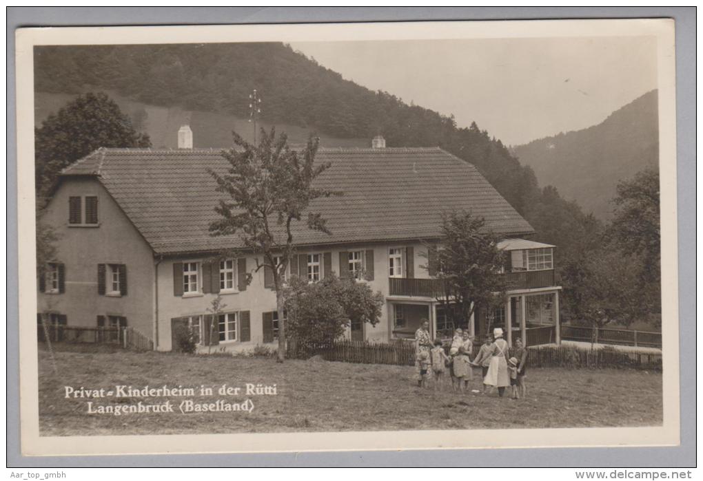 BL Langenbruck Kinderheim In Der Rütti Ungebraucht Foto J.Schaja - Langenbruck