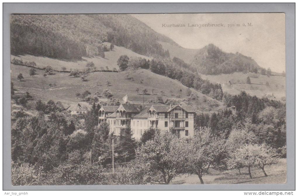 BL Langenbruck Kurhaus 1908-07-04 Foto Gebr.Metz #18244 - Langenbruck