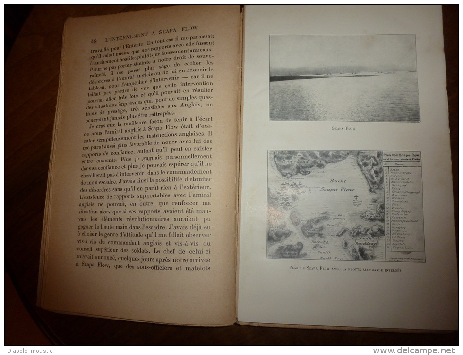 1929 SCAPA FLOW  Tombeau De La Flotte Allemande Par Le Vice-amiral L. Von Reuter Commandant De La Flotte Internée - 1901-1940