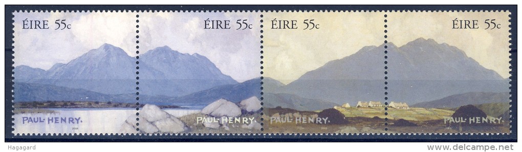 ##Ireland 2008. P. Henry. Painting. Stripe Of 4. Michel 1817-20. MNH(**) - Nuevos