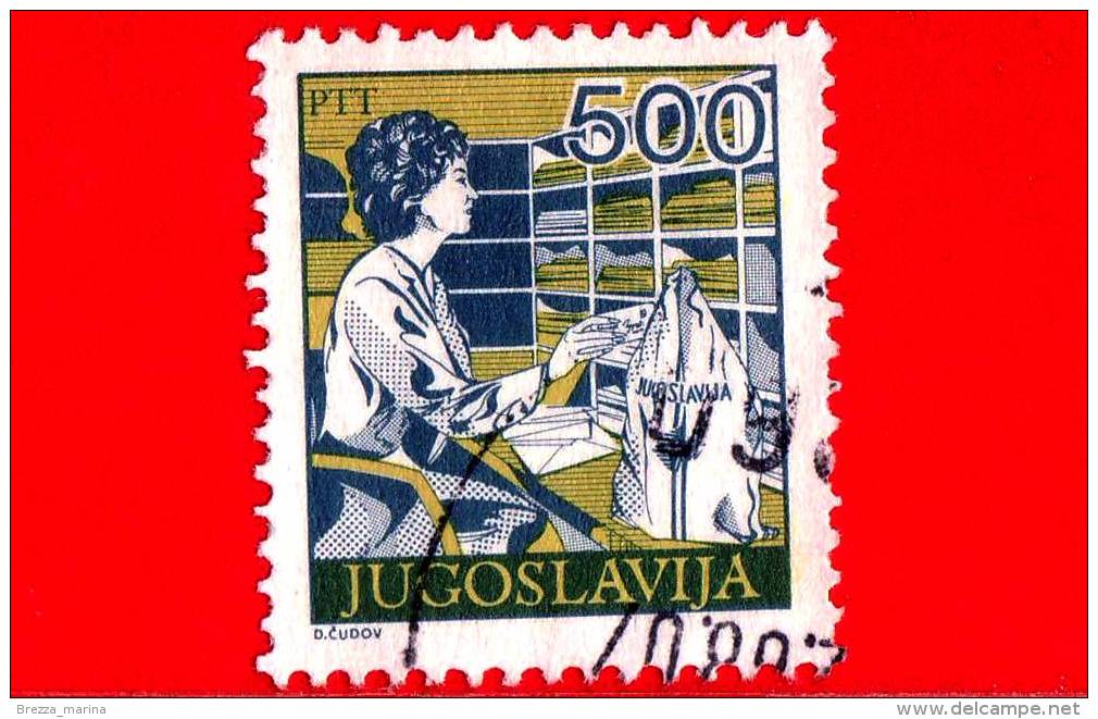 JUGOSLAVIA  - 1988 - Servizio Postale - PTT Post - 500 - Usados