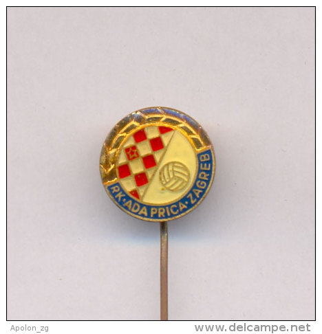 HANDBALL ,  CLUB ´´RK ADA PRICA´´ - ZAGREB, CROATIA, SOFT ENAMELLED PIN - Handball