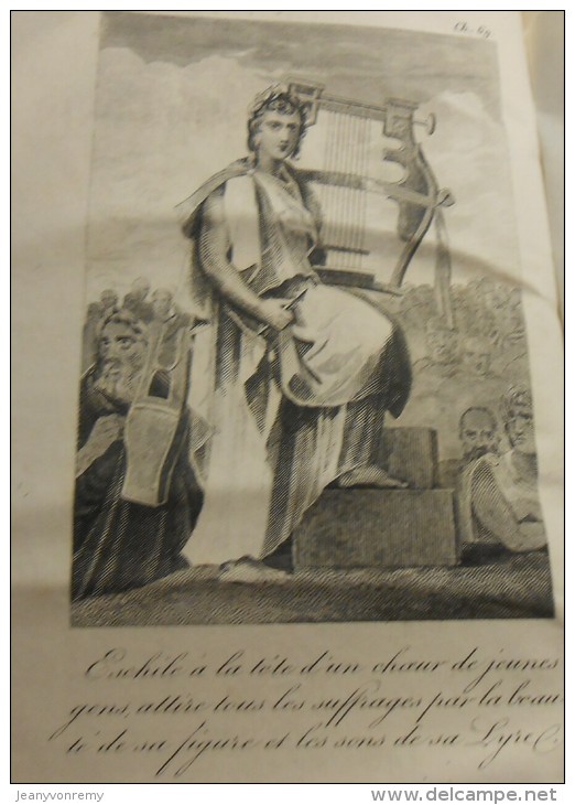 Voyage du Jeune Anacharsis en Grèce. Par l'Abbé Barthélémy. 4 volumes. 1838.