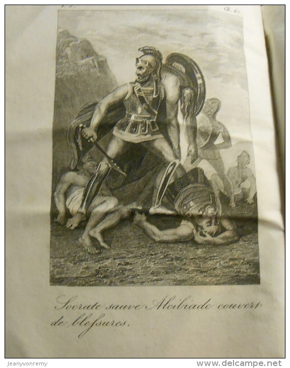 Voyage du Jeune Anacharsis en Grèce. Par l'Abbé Barthélémy. 4 volumes. 1838.