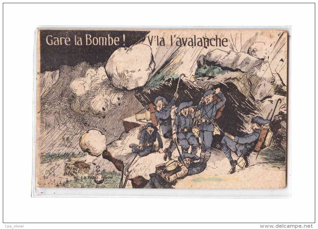 MIL Chasseurs Alpins, Gare à La Bombe, Avalanche, Illustrée Orens, Bataillon BCA, Régiment, Ed Bailly 2, 1941 - Orens