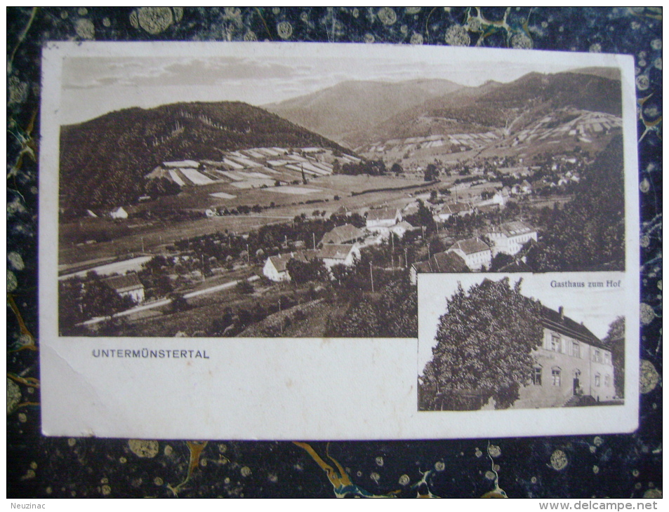 Untermünstertal-cca 1915  (2282) - Münstertal