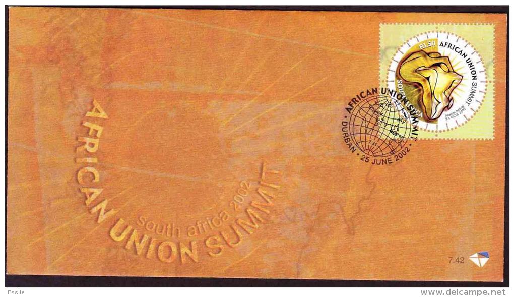 South Africa - 2002 - African Union Summit - FDC - Storia Postale