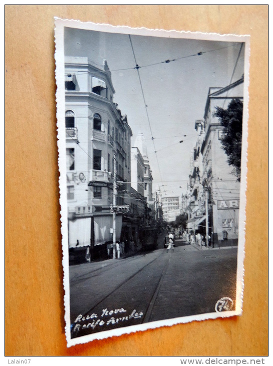 Carte Postale Photo : RECIFE : Rua Nova - Recife