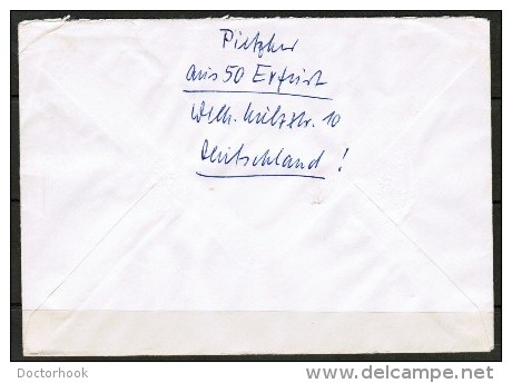 EAST GERMANY    1967 Airmail Cover To "West Newton,Mass, USA" - Briefe U. Dokumente