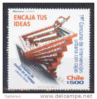 Chile 2011 ** "Encaja Tus Ideas" Concuerso De Diseños Con Cajas. "Torbellino De Sueños En El Tiempo" Colectivo Dimitri - Chile