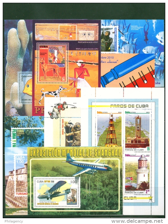 CUBA MINT. AÑO COMPLETO 2010 - Komplette Jahrgänge