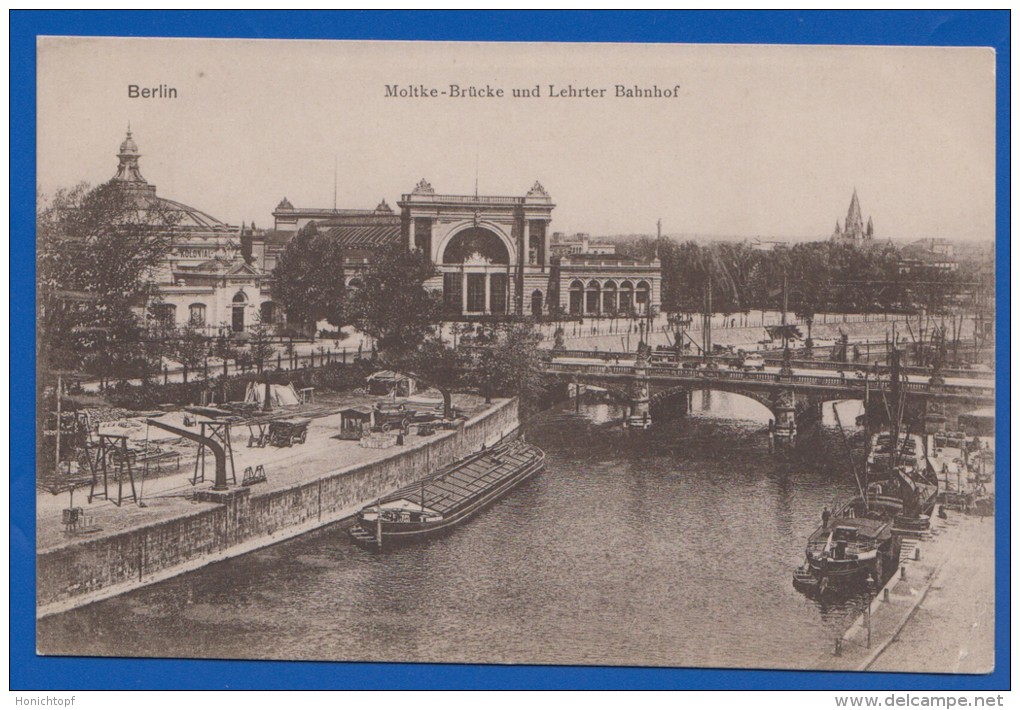 Deutschland; Berlin; Tiergarten; Moltke-Brücke; Lehrter Bahnhof - Tiergarten