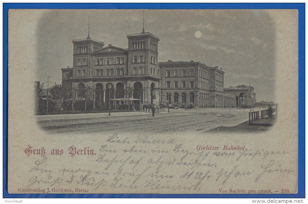 Deutschland; Berlin; Kreuzberg; Goerlitzer Bahnhof; 1898 - Kreuzberg