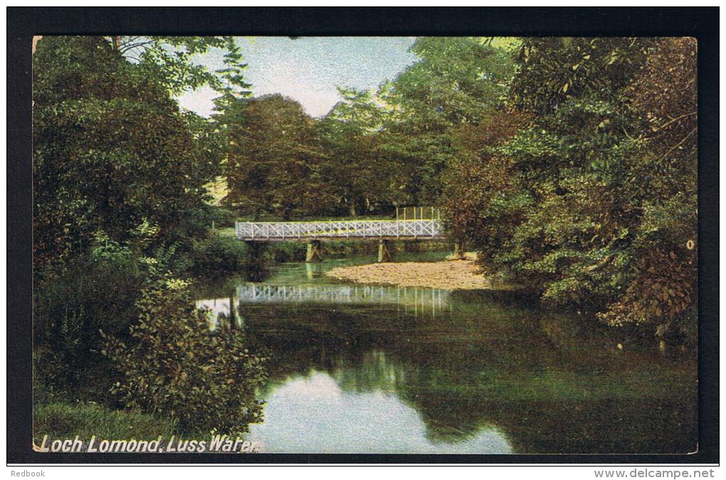 RB 948 - Early Postcard - Loch Lomond - Luss Water - Dunbartonshire Scotland - Dunbartonshire