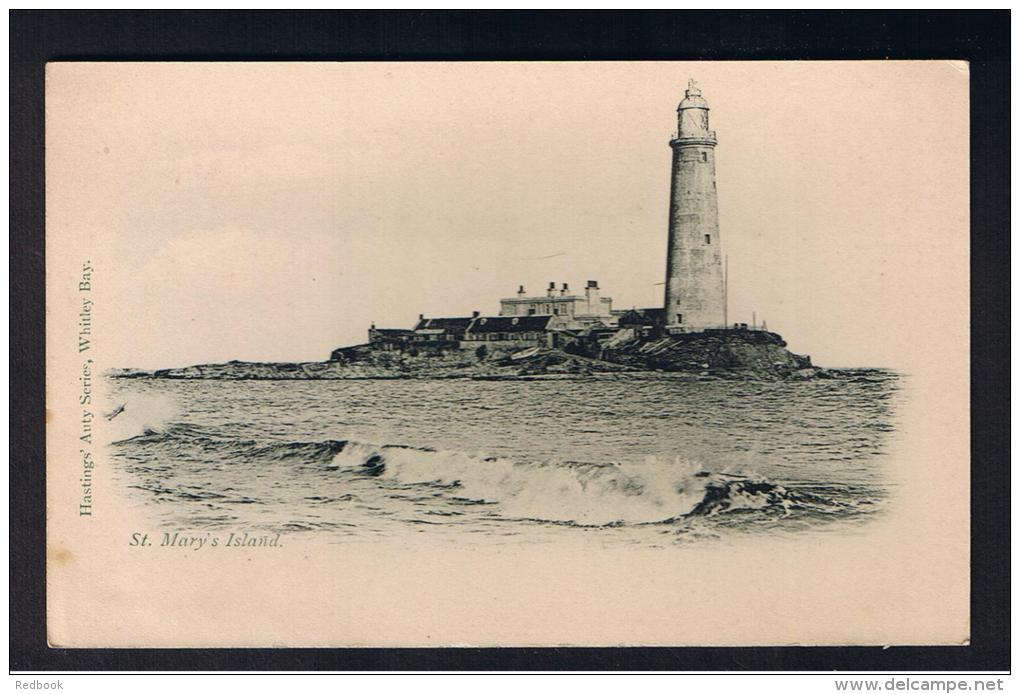 RB 948 - Early Postcard - St Mary's Island Lighthouse Near Whitley Bay - Northumberland - Autres & Non Classés