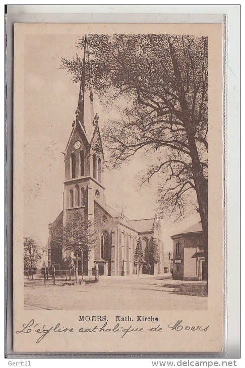 4130 MOERS, Kath. Kirche, 1921 - Mörs