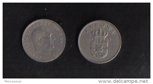 DANMARK - 1 KRONER 1962 - Denmark