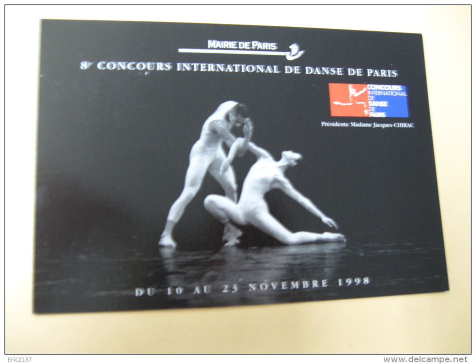 8e Concours International De Danse De Paris....1998 - Danse