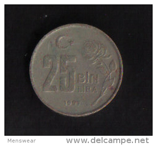 TURKEY  - 25 LIRA  1997 - Turkey