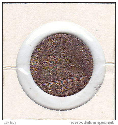 2 Centimes Cuivre Albert II 1912 FR - 2 Centimes