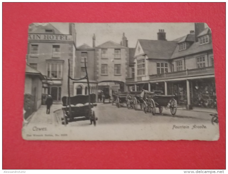 Isle Of Wight Cowes Fountain Arcade 1912 Nice+++++ - Cowes