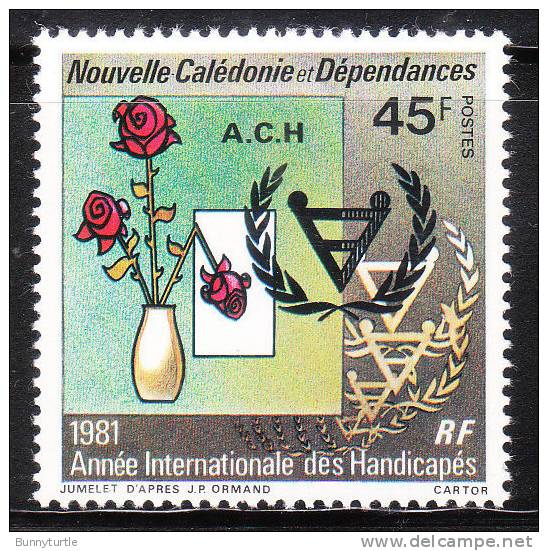 New Caledonia  1981 International Year Of The Disabled MNH - Unused Stamps