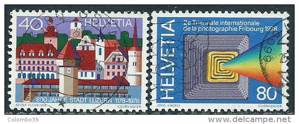 Svizzera 1978 Usato - Mi.1117;1119  Yv.1047;1049 - Usati