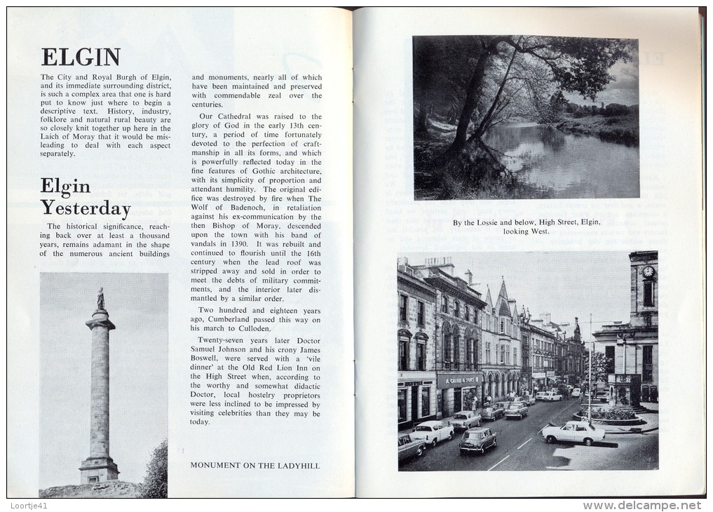 Brochure - Elgin Offical Guide Book - Sunny Moray Firth - With Publicity - Europe