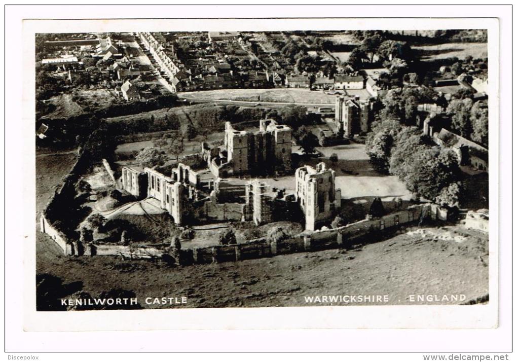 I745 Kenilworth Castle - Aerial View - Castello Castle Schloss Castillo / Viaggiata 1959 - Altri & Non Classificati