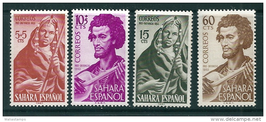Spanish Sahara 1953 SG 101-4 MNH** - Spanische Sahara