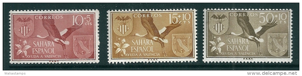 Spanish Sahara 1958 SG 143-5 MNH** - Spanische Sahara