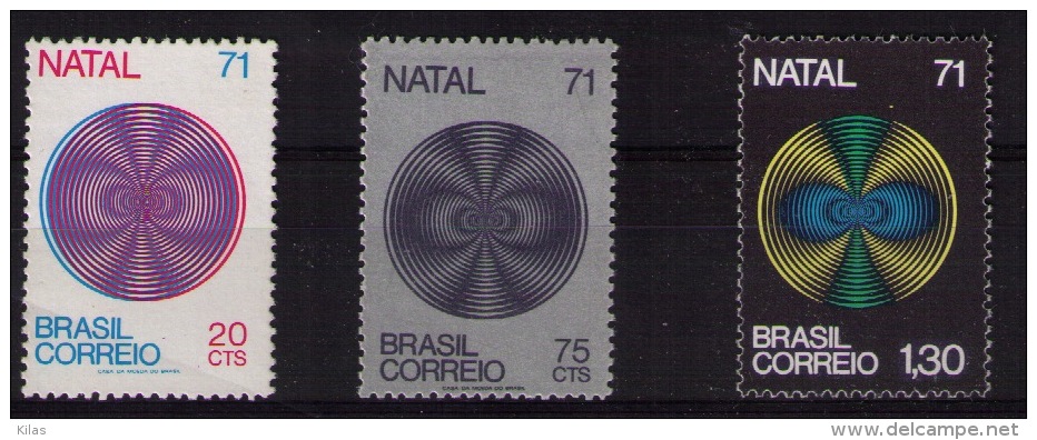 BRAZIL 1971  Christmas - Unused Stamps