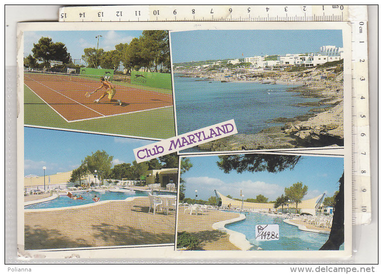 PO1428C# SPAGNA - BALEARI - FORMENTERA - CLUB MARYLAND - TENNIS - PISCINE  VG 1995 - Formentera