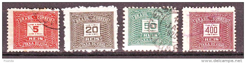 Brazil 1919 Postage Due Lot - Oblitérés