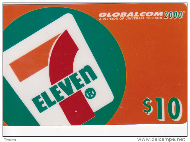 United States, Globalcom, 7 Eleven, 2 Scans. - Sonstige & Ohne Zuordnung