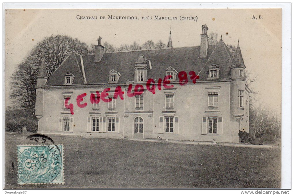 72 - MAROLLES -  CHATEAU DE MONHOUDOU - Marolles