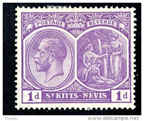 2808x)  St Christoher Nevis  1929 - SG# 39a /  Sc # 39a  M* - San Cristóbal Y Nieves - Anguilla (...-1980)