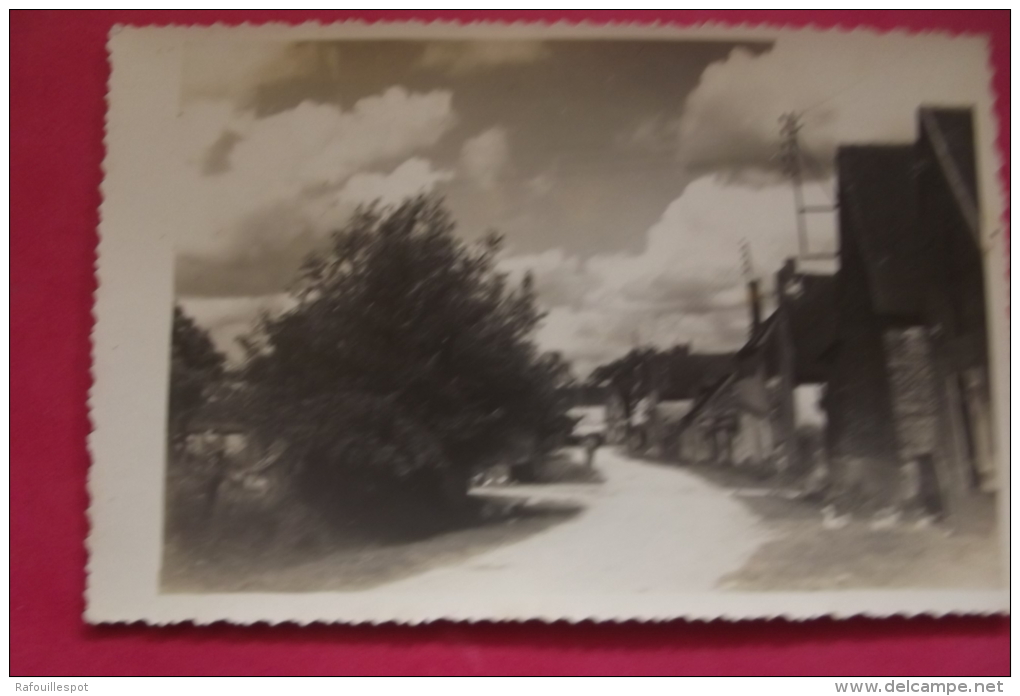 Carte Photo  La Chapelle Vieille Foret Rue D'en Bas - Flogny La Chapelle