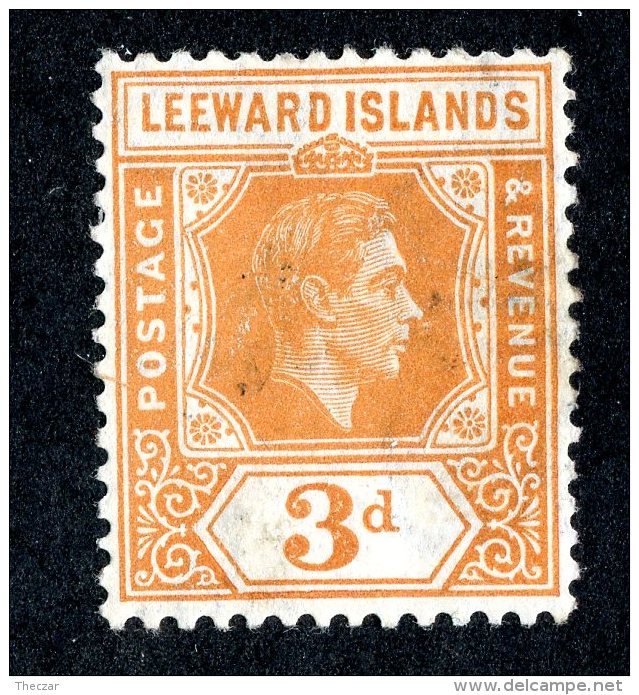 2858x)  Leeward Is  1938 - SG# 107  ~  Sc # 109a    M* - Leeward  Islands