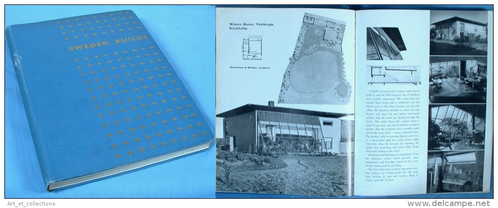 Sweden Builds –  Modern Architecture & Land Policy Background / Kidder Smith  / Architectural Press, Fist Edition 1950 - Arquitectura