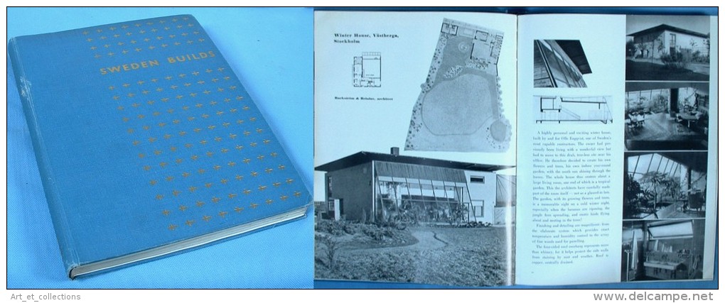 Sweden Builds –  Modern Architecture & Land Policy Background / Kidder Smith  / Architectural Press, Fist Edition 1950 - Architecture