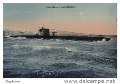 Sous-marin AMPHITRITE (Marine Nationale) - CPA - Bateau/ship/schiff - Sous-marins