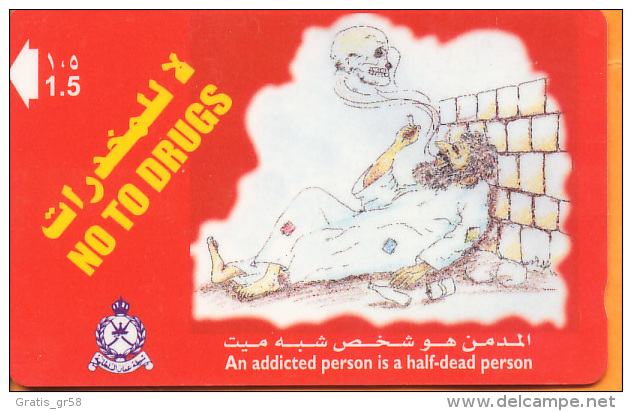 Oman - OMN-G-48M, An Addicted Person, 4/00, Used As Scan - Oman