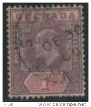 GRENADA 1904 1d KE VII SG 68 U ER35 - Grenada (...-1974)