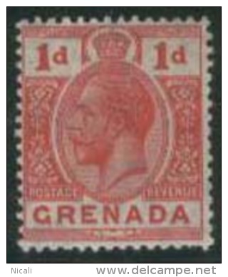 GRENADA 1913 1d KG V SG 91 HM ER42 - Grenada (...-1974)