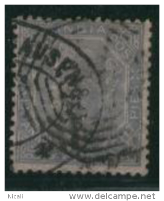 INDIA 1866 6a.8p Slate QV SG 72 U EE55 - 1858-79 Crown Colony