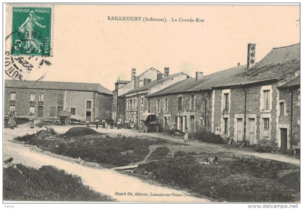 Carte Postale Ancienne De RAILLICOURT - Otros & Sin Clasificación