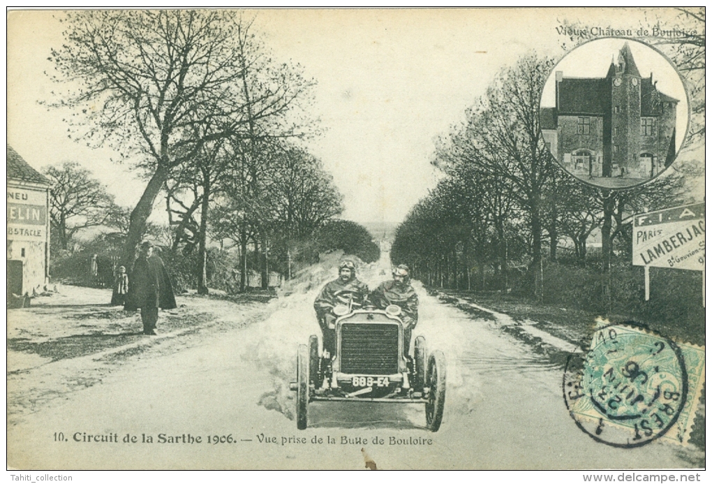 BOULOIRE - Circuit De La Sarthe 1906 - Vue Prise De La Butte De Bouloire - Bouloire