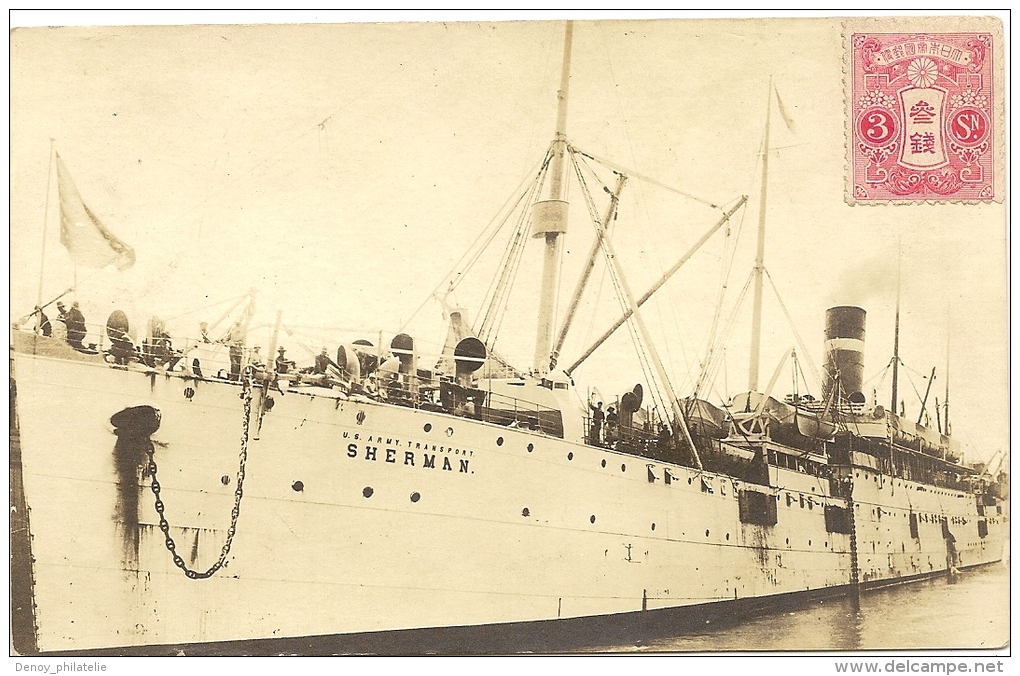 Vladiviostock (carte Photo )vue Du Bateau Le "sherman" Voir  Texte - Russie