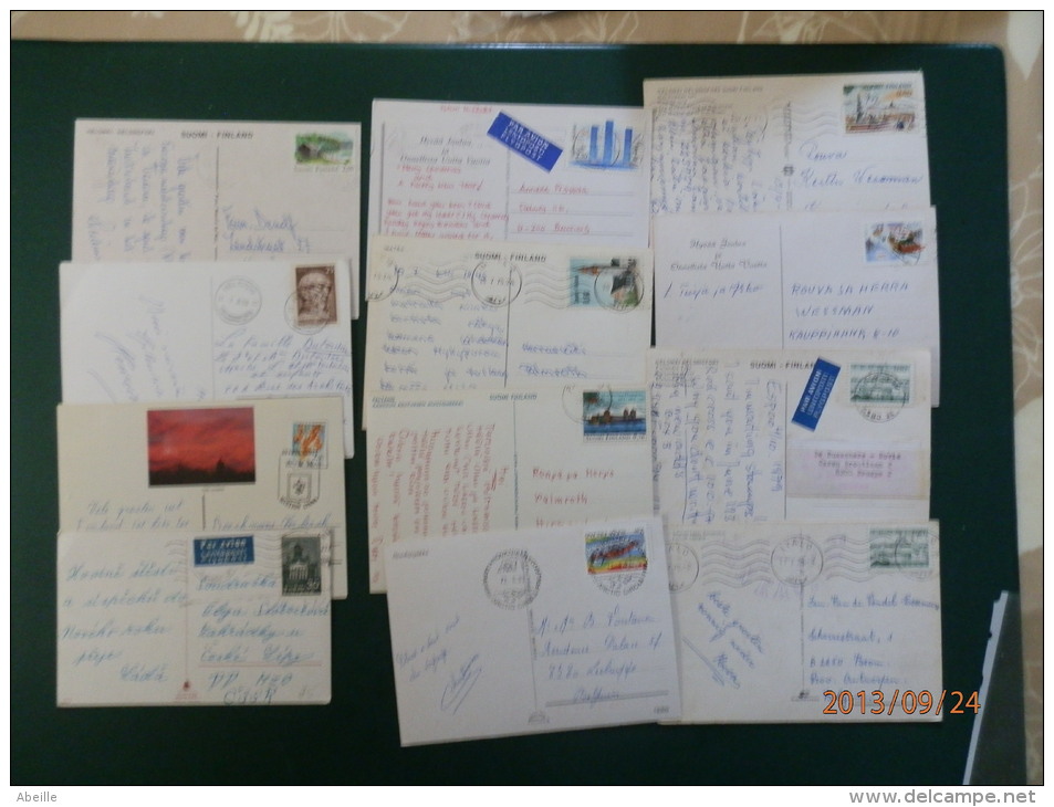 BAK2/LOT22      13    CP      POUR L´ETRANGER - Storia Postale